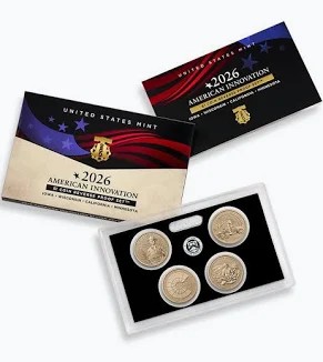 US Mint 2026 American Innovation Reverse Proof Set